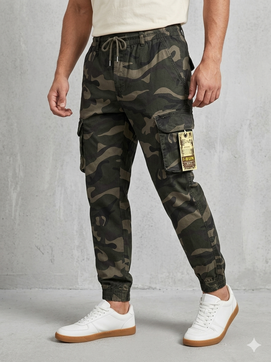 Pantalon Cargo - Camuflado Claro