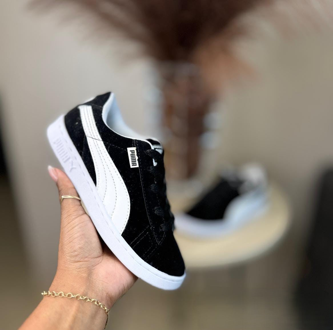 Puma Suede - Negro/Blanco