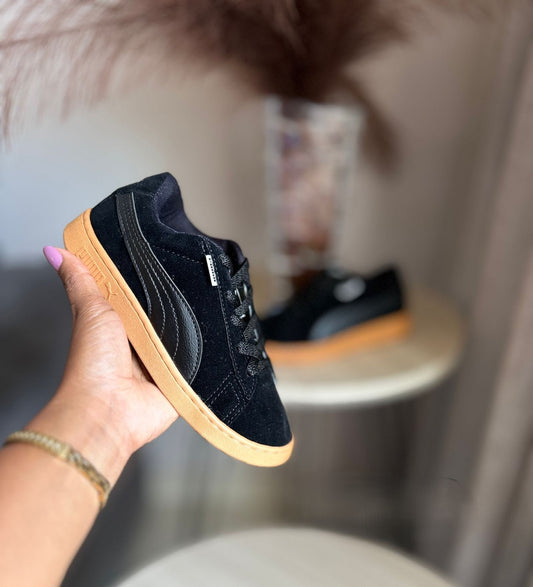 Puma Suede - Negro/Caramelo