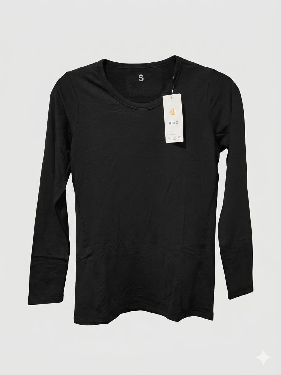 Remera Termica - Negro