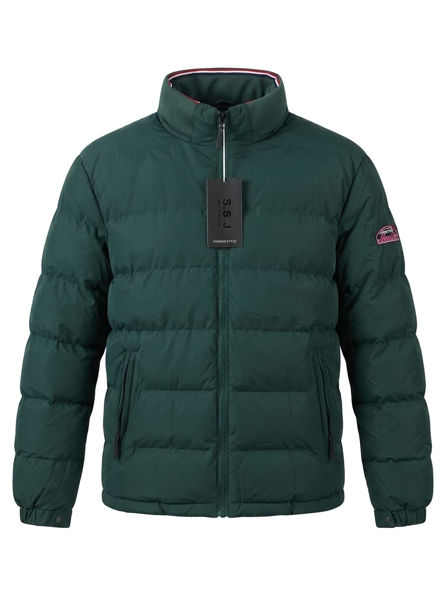 Campera Deportiva Fit Con Capucha Desmontable - Verde